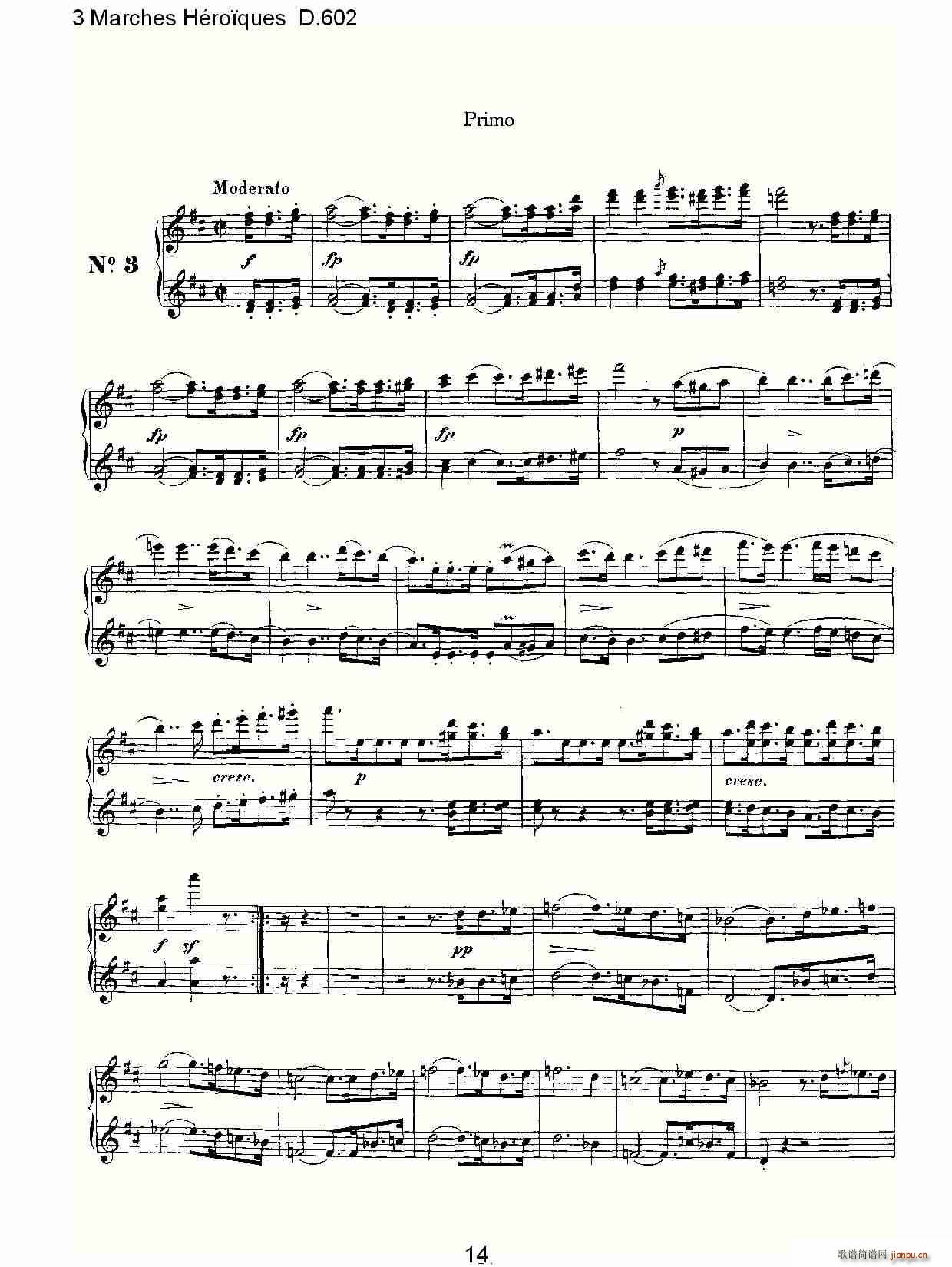 3 Marches Hro?ques D.602(ʮּ)14