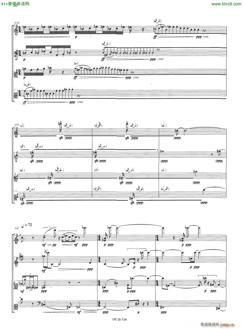 Berio Notturno String Quartet 1993 (V)9