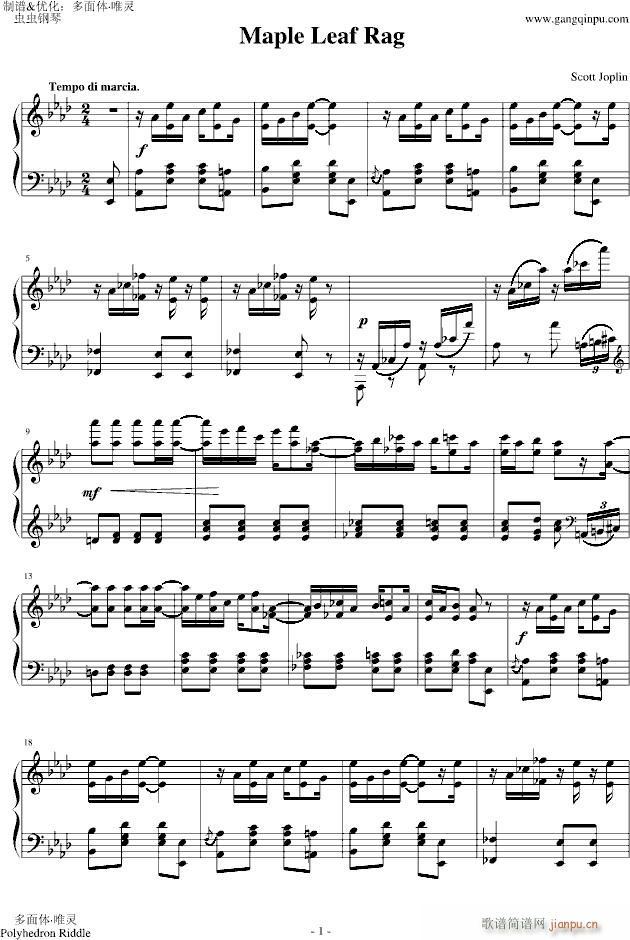 Maple Leaf Rag(V)1