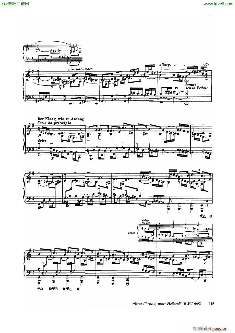 Bach Busoni Ten Chorale Preludes(V)16