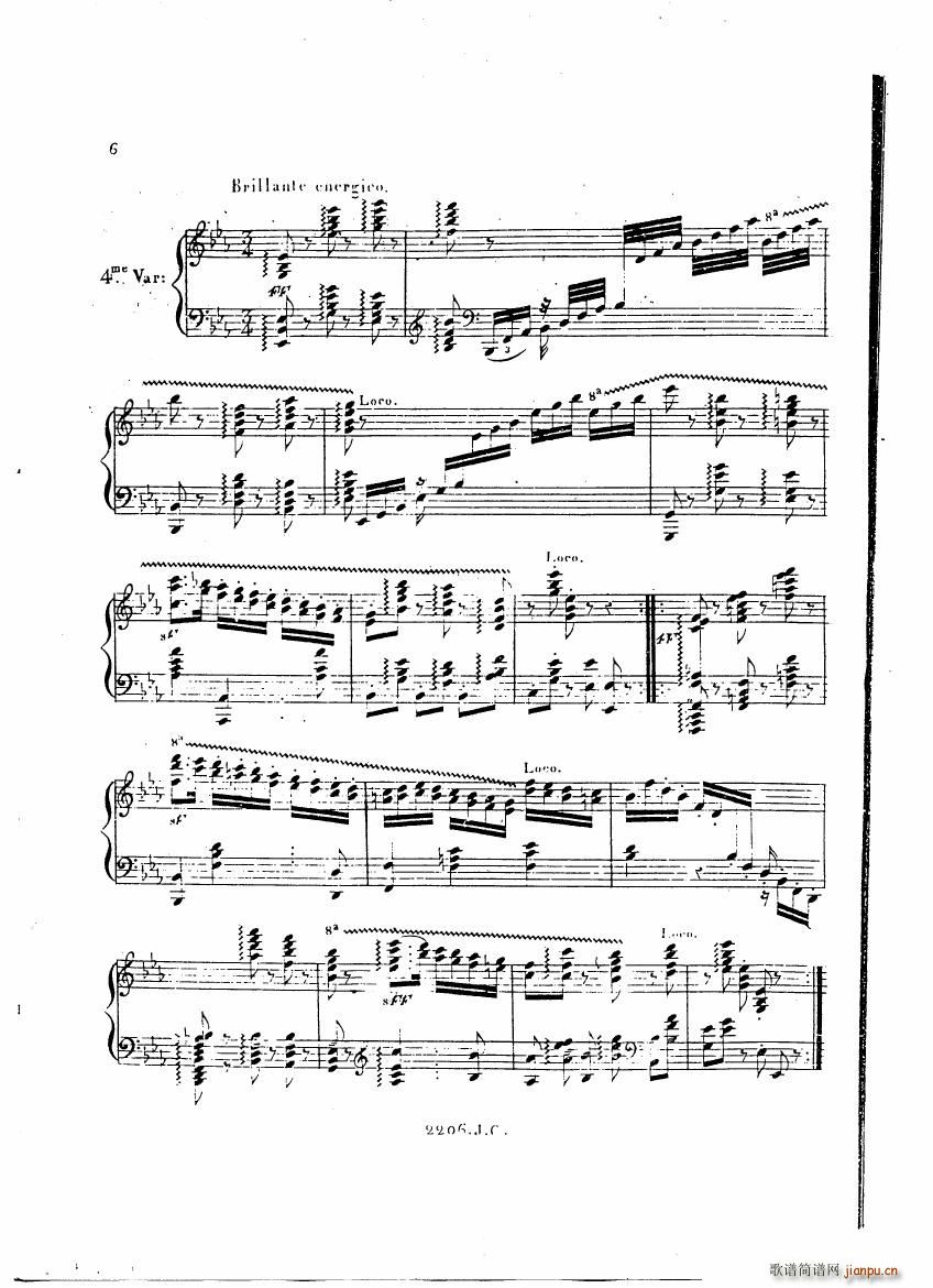 Czerny Variations brillantes(V)5