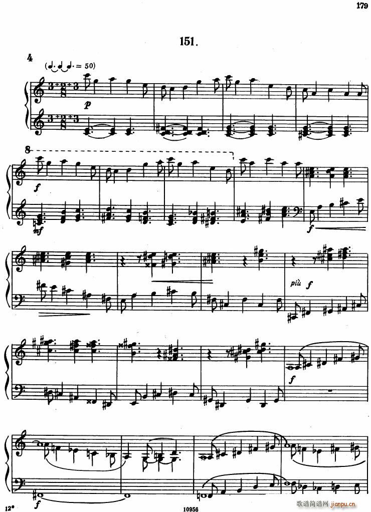 Bartok SZ 107 Mikrokosmos for Piano 140 153(V)40