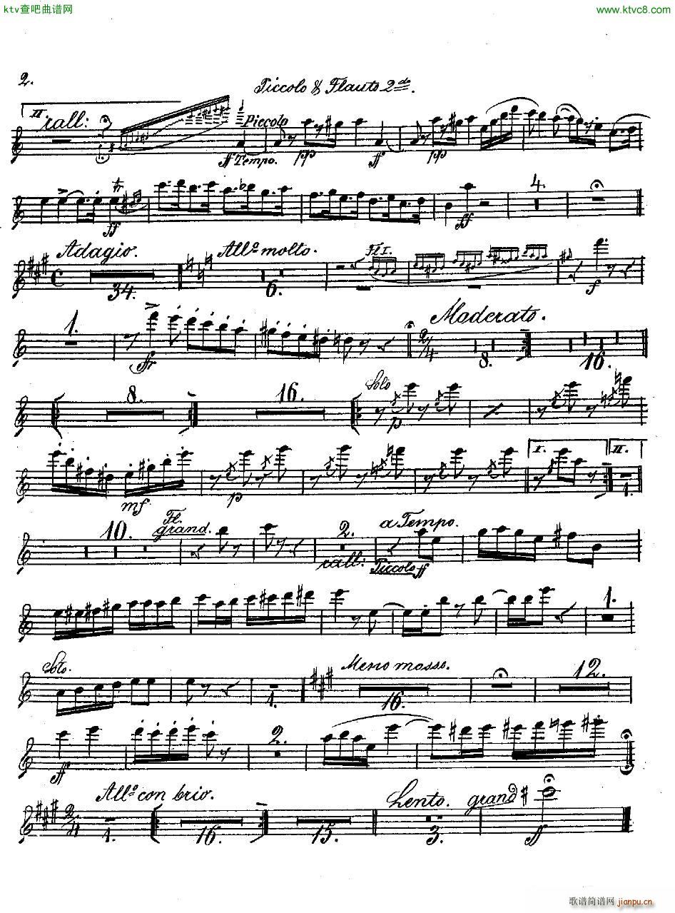Andersen op 2 Ungarische Fantasie orch parts(V)25