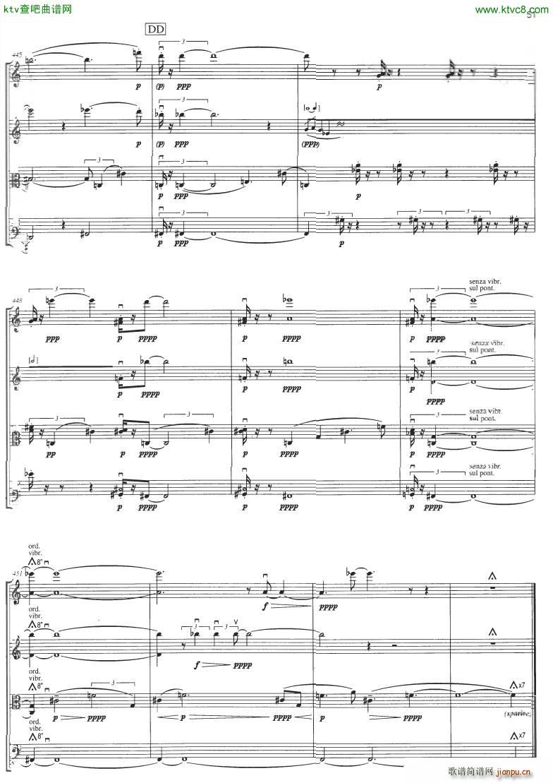 Berio Notturno String Quartet 1993 (V)10