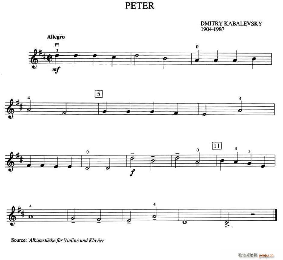 Dmitry Kabalevsky Peter ôСٿ A伉 (СV)1