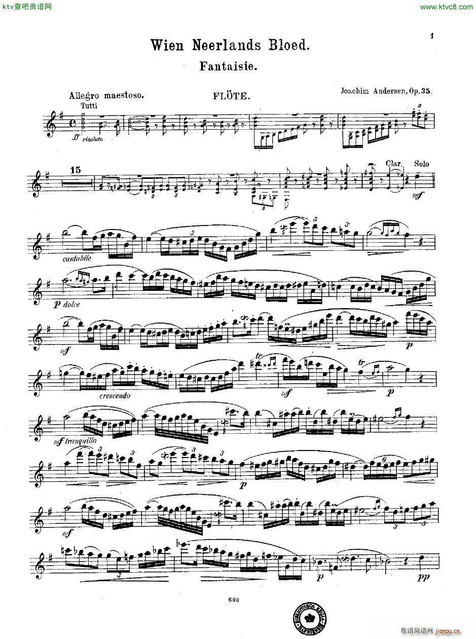 Andersen op 35 Wien Neerlands Bloed fl pno(V)16