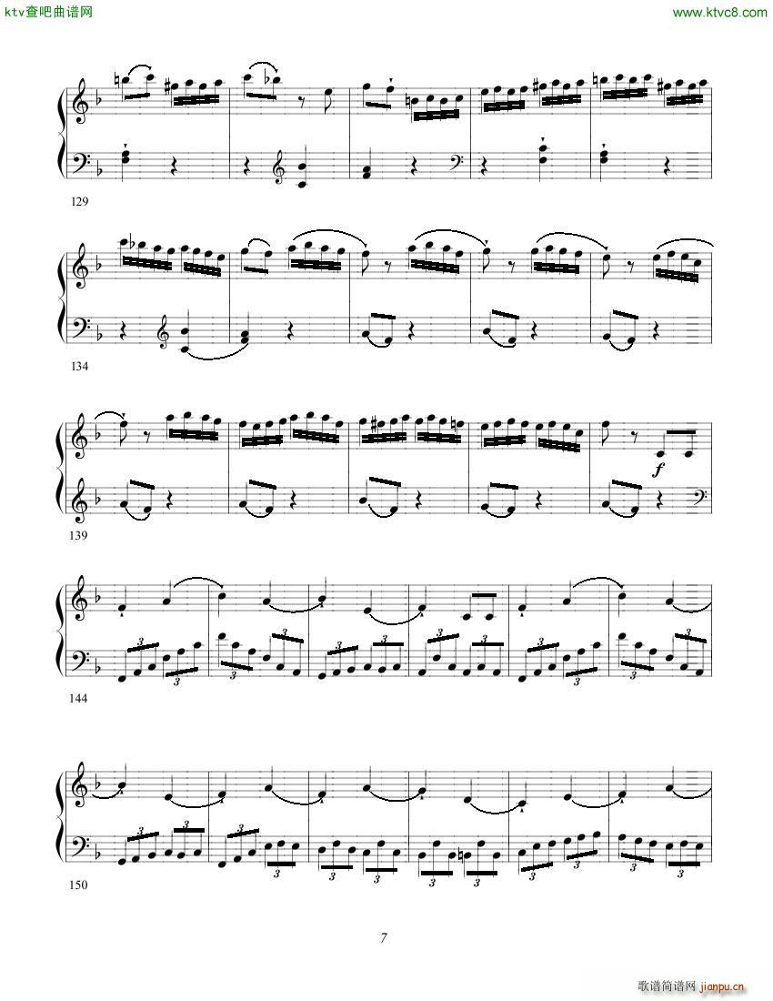 Clementi op 1a No 1 Sonate F major(V)7