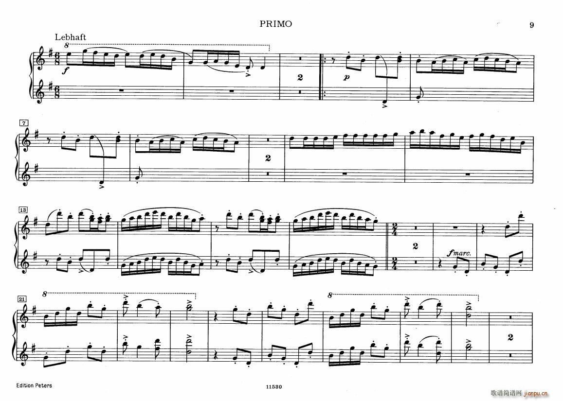 Bresgen Kuckucksuite for piano 4hands(V)6