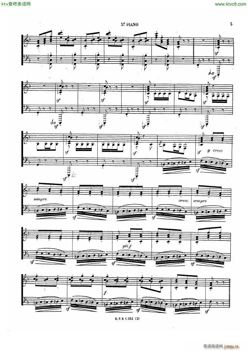 Chabrier Espana for two pianos(V)19