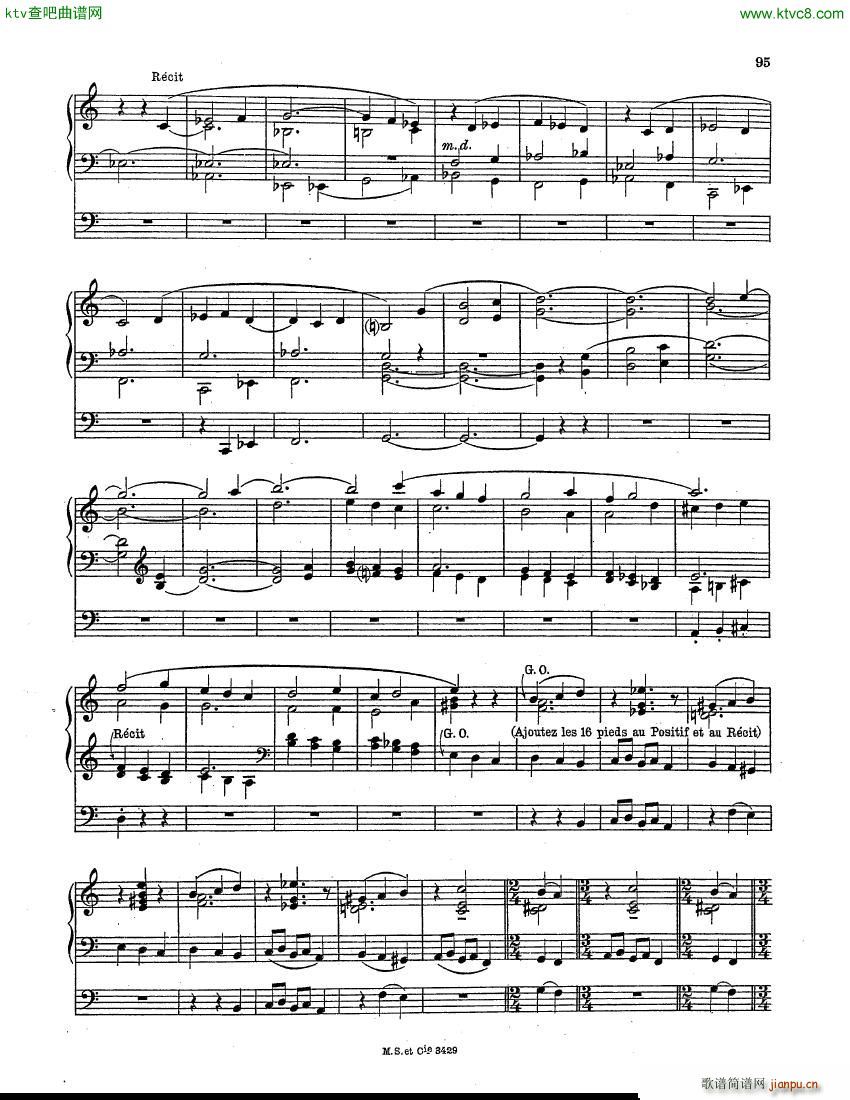 Guiraud Georges Offertoire Pascal organ(V)3