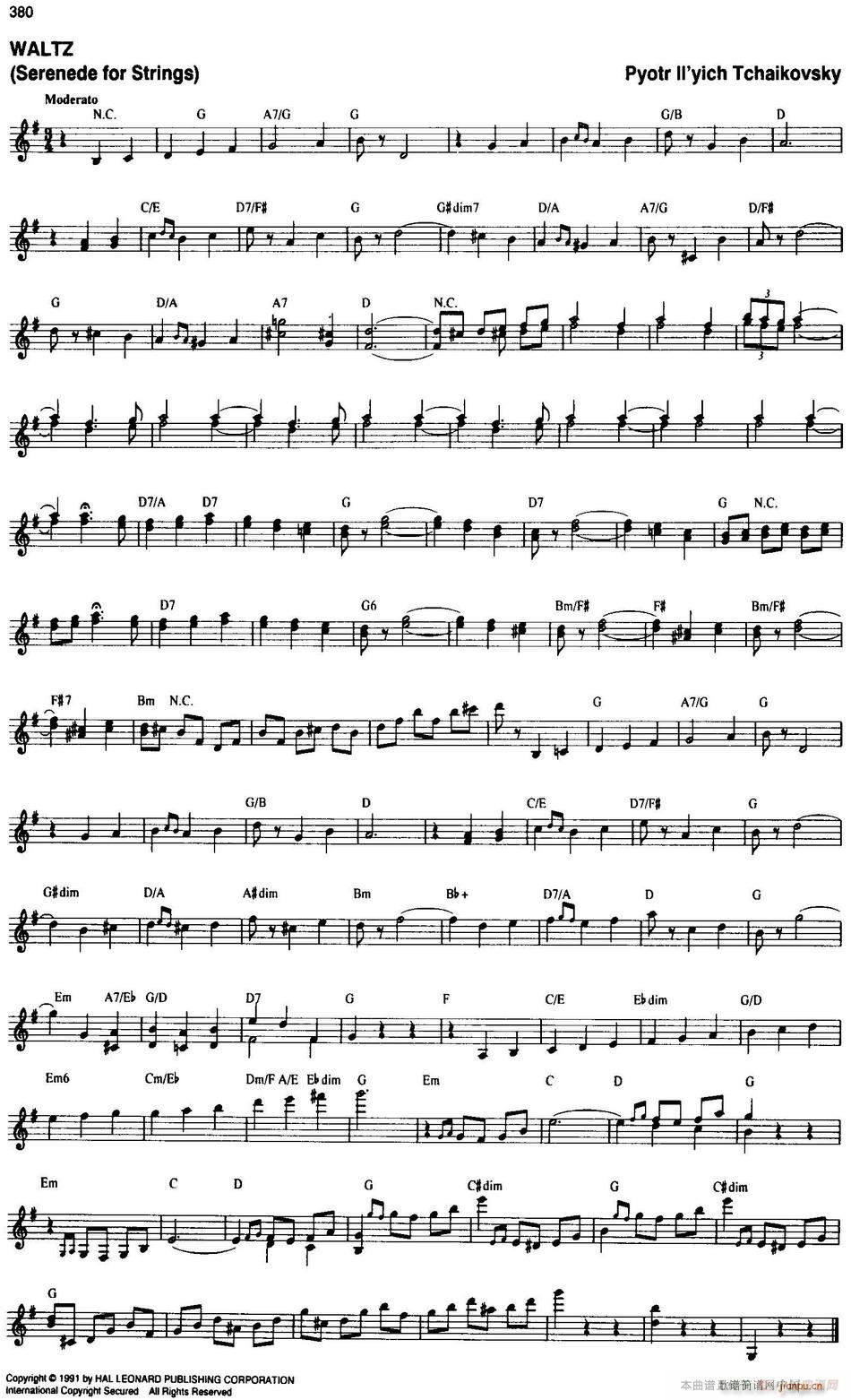 The Real Little Classical Fake Book P361 380(ʮ�ּ�����)20