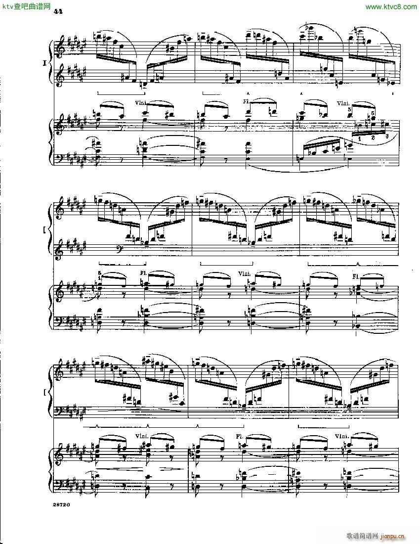 Franck Les Djinns 2 Piano Reduction(V)42