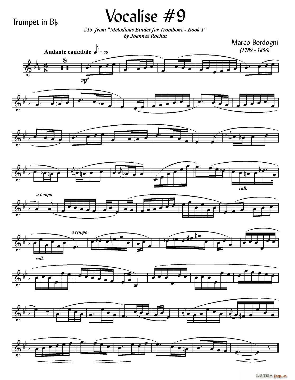 Bordogni Vocalise 9 С̖(ʮ�ּ�����)1