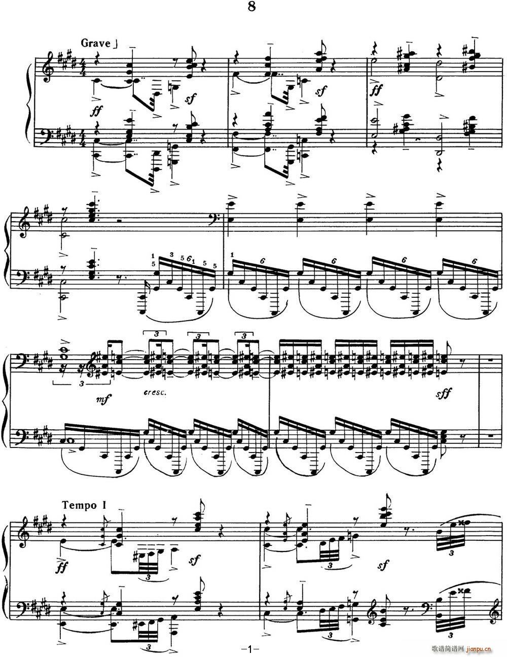 լZ (hu)89 Etudes tableaux Op 33 No 8(V)1