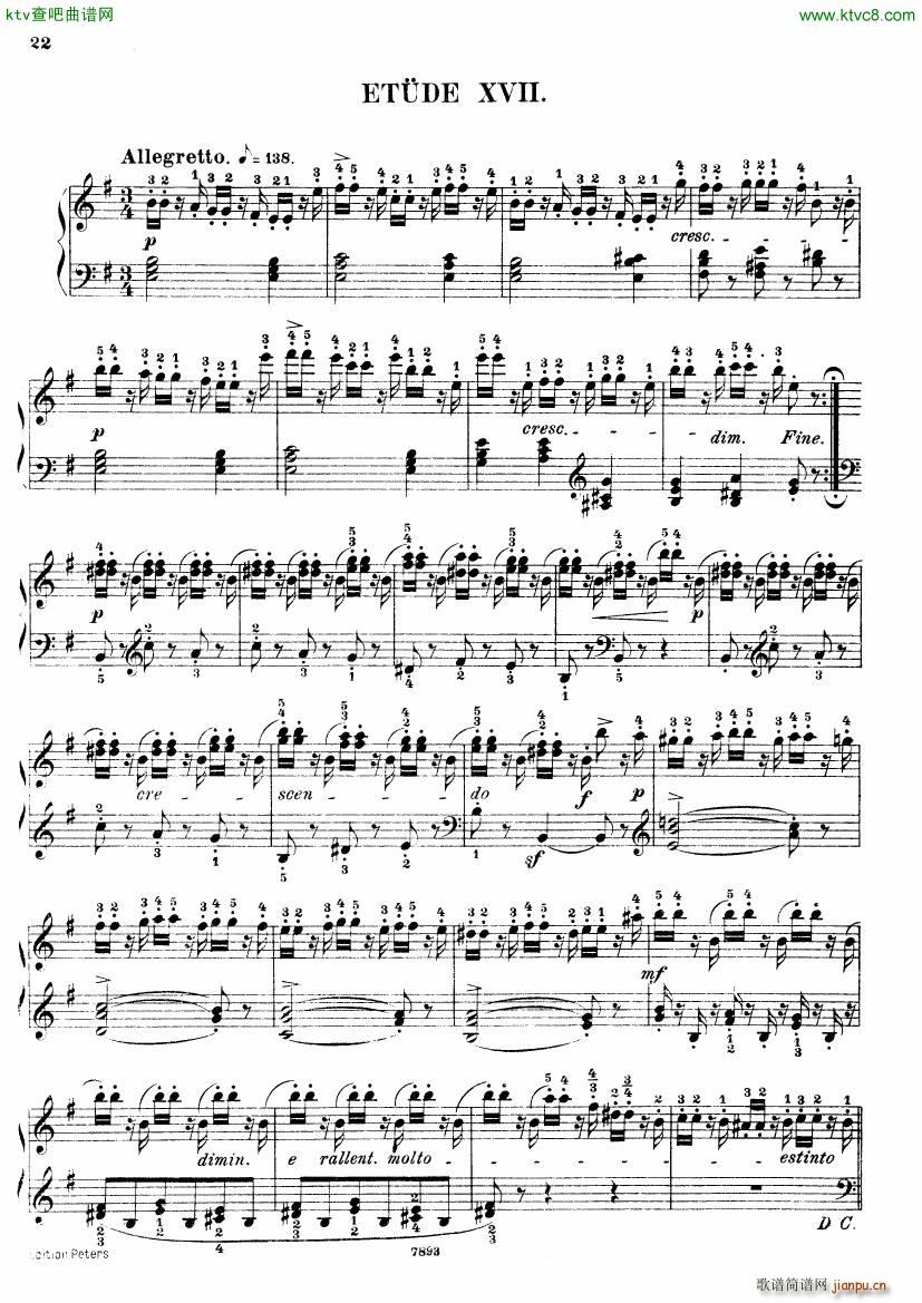 Henri Bertini 1798 1876 25 Easy Etudes Op 100(V)23