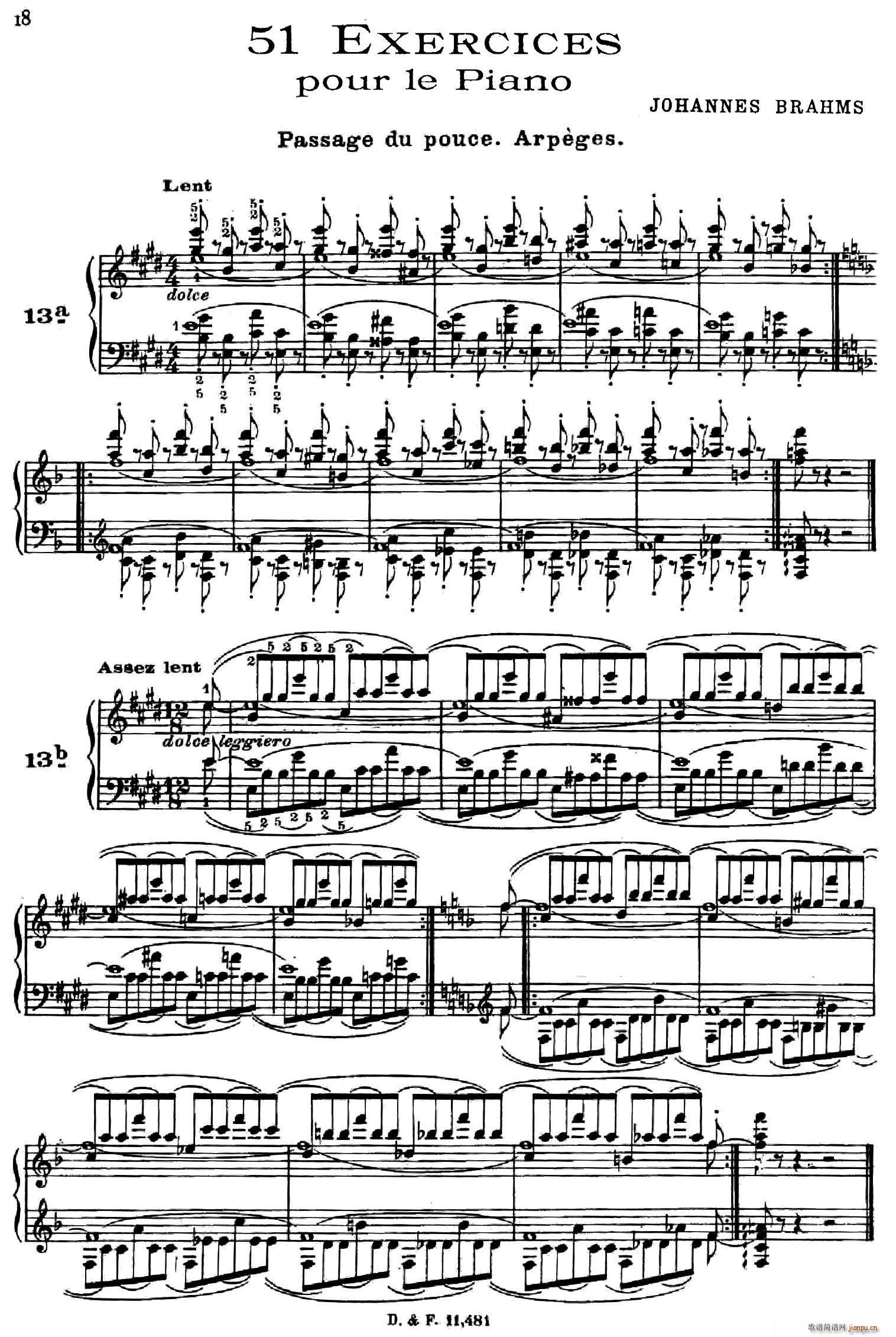51 Exercises WoO 6 51پ 13 18(V)1