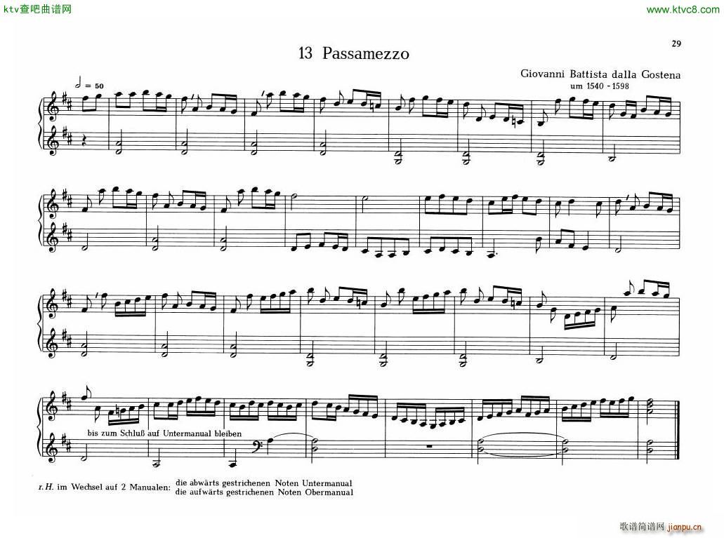Organ Or Clavichord Old Pieces For(V)8