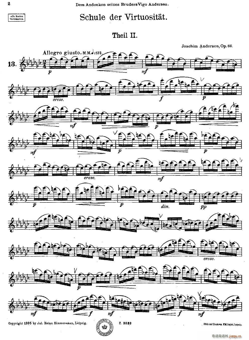 Schule der Virtuosit?t Op 60 13(ѺV)1