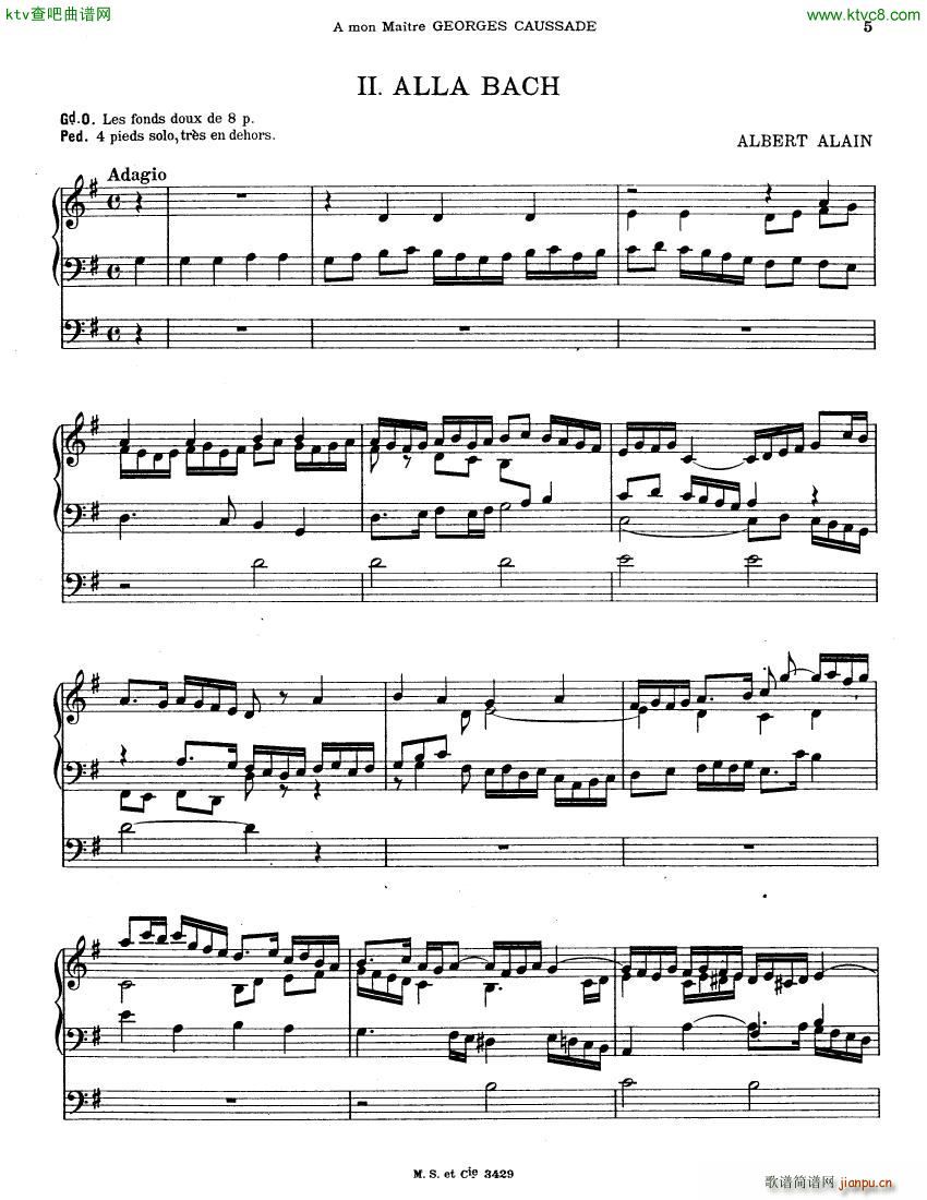 Alain Albert Pieces d Orgue 1ere Serie(V)5