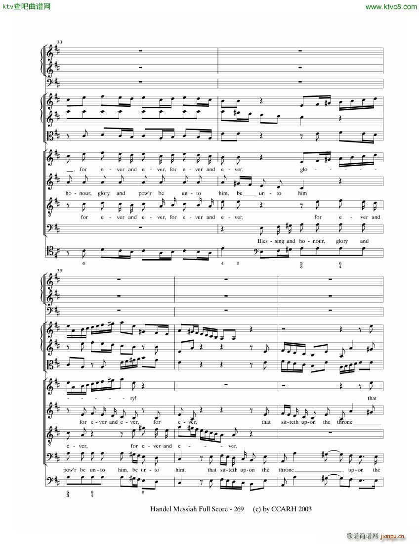 G F Handel Messiah Open Score (V)28