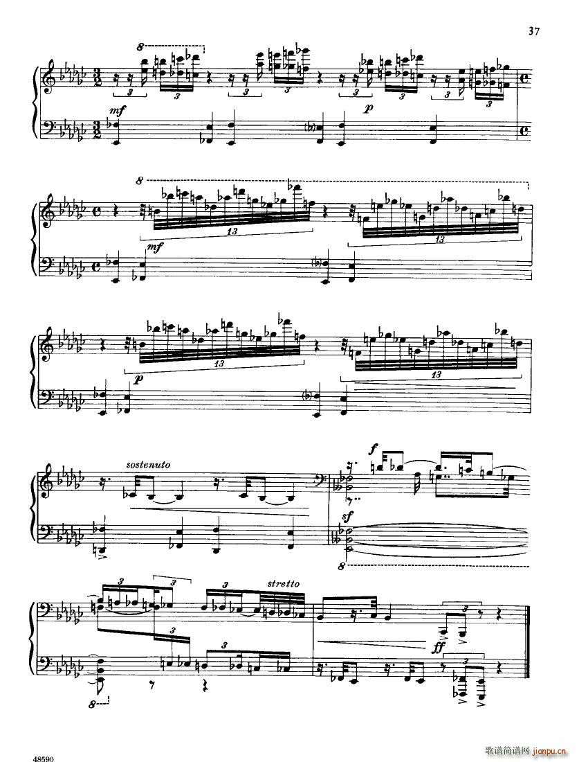 Barber op 26 Piano Sonata(V)15