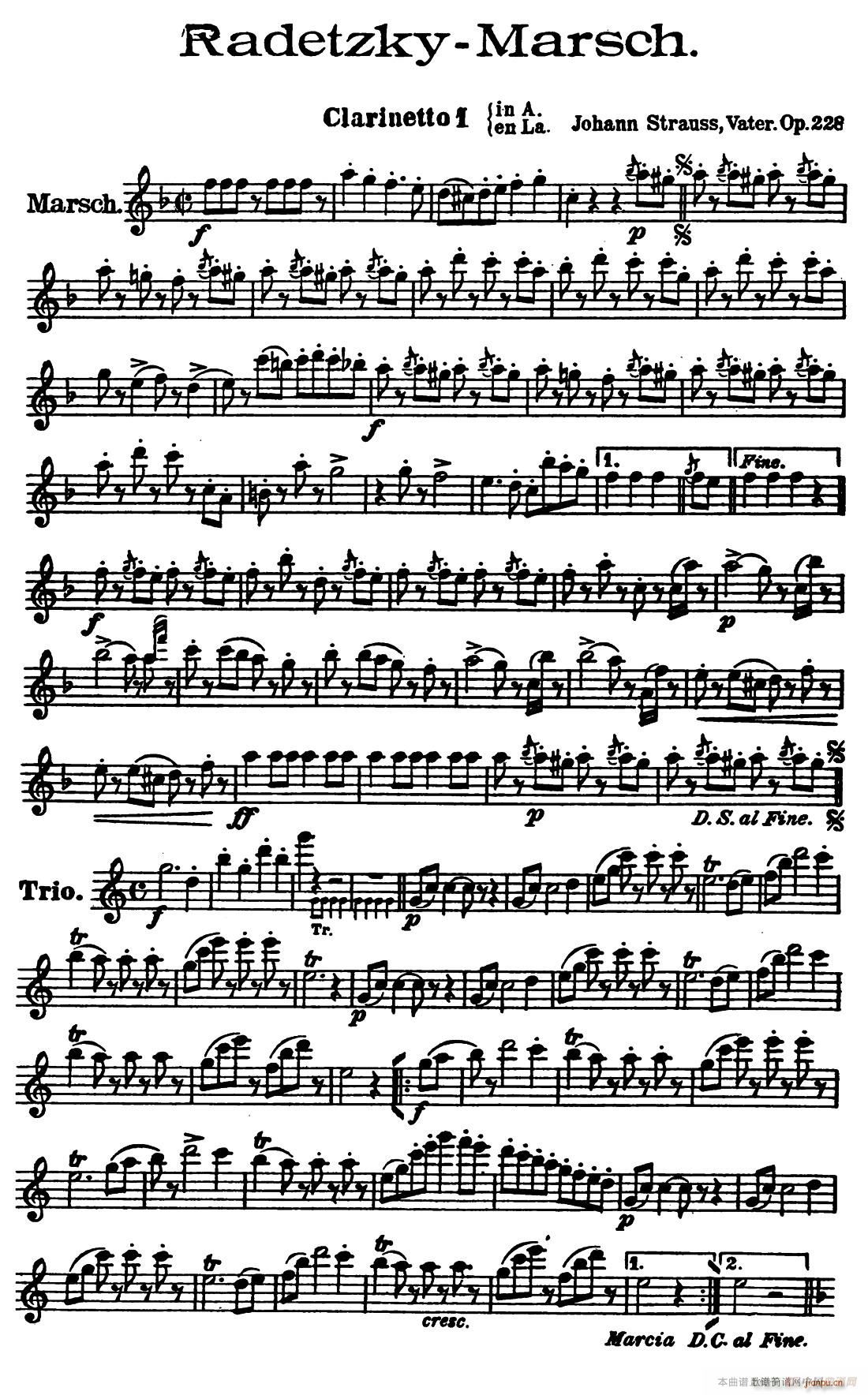 Radetzky Marsch Op 228 ľ(V)7