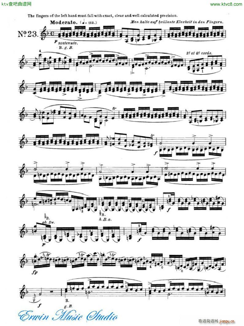_ 24׾Pierre Rode 24 Studi Per violino 17 24(ʮּ)13
