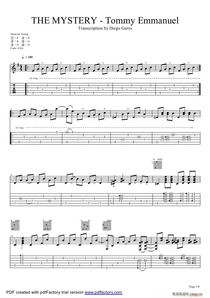tommy emmanuel the mystery ָ(V)1