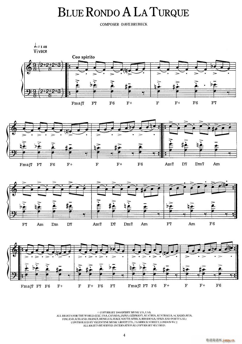 Blue Rondo A La Turque {ɫ(V)1