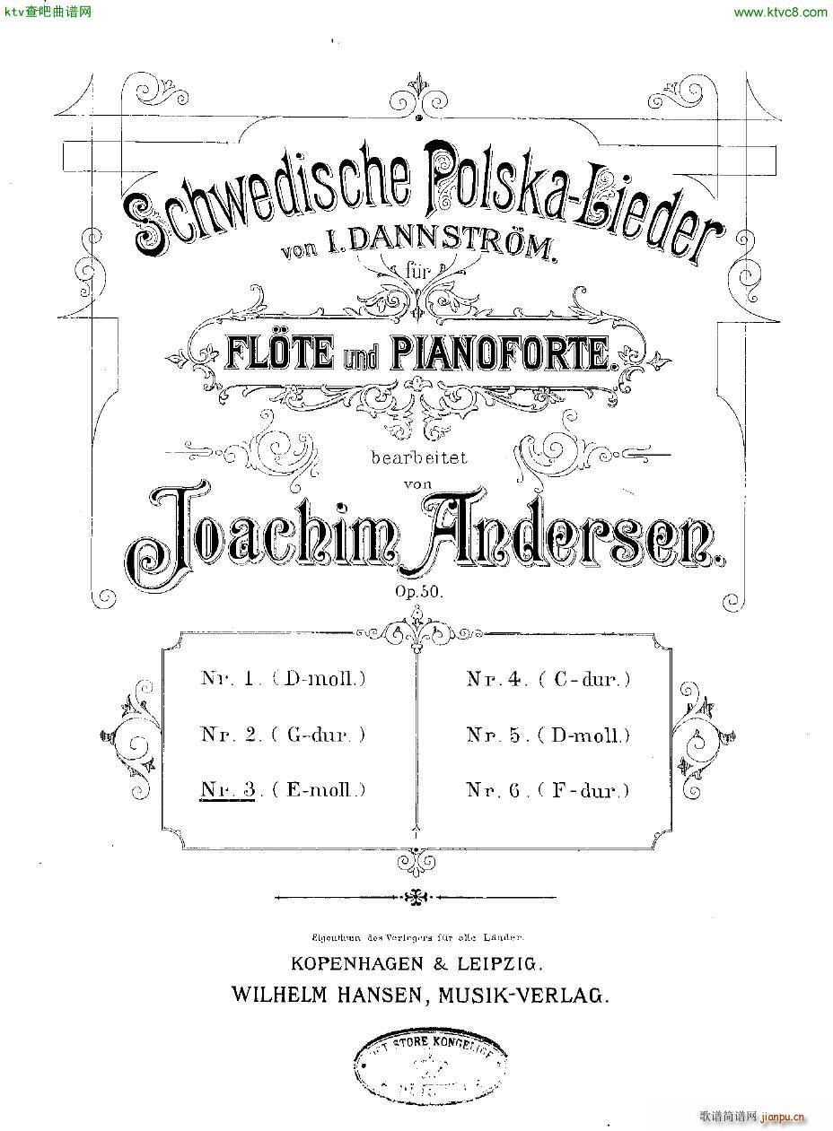 Andersen op 50 Schwedische Polska Lieder(V)12