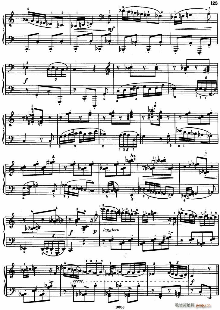 Bartok SZ 107 Mikrokosmos for Piano 122 139(V)9