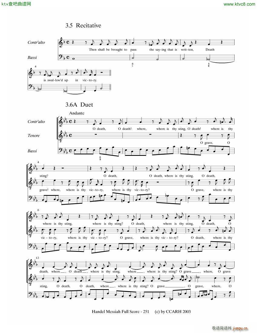 G F Handel Messiah Open Score (V)10