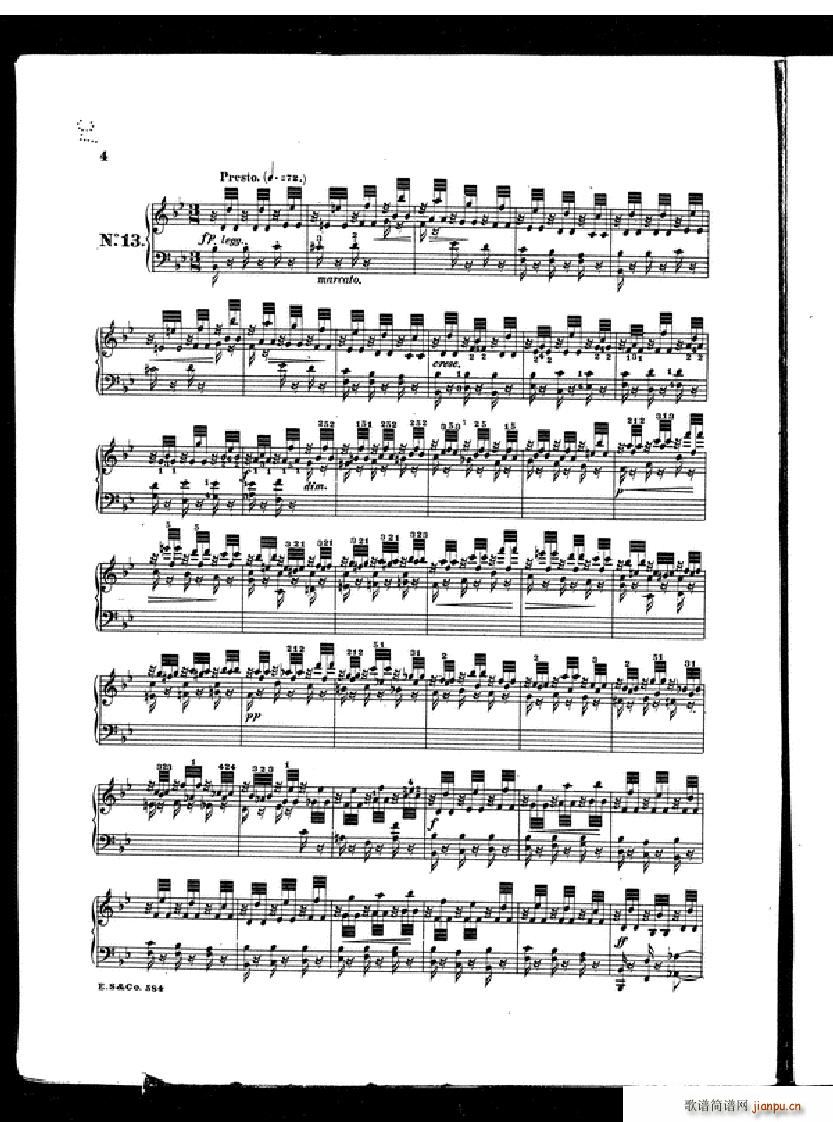 Czerny School of Velocity book 2 Op 299(V)3