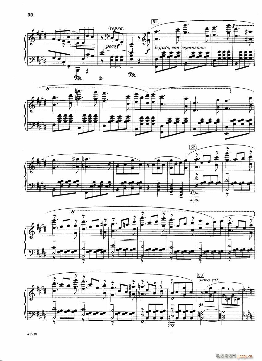Barber op 28 Souvenirs piano solo(V)30