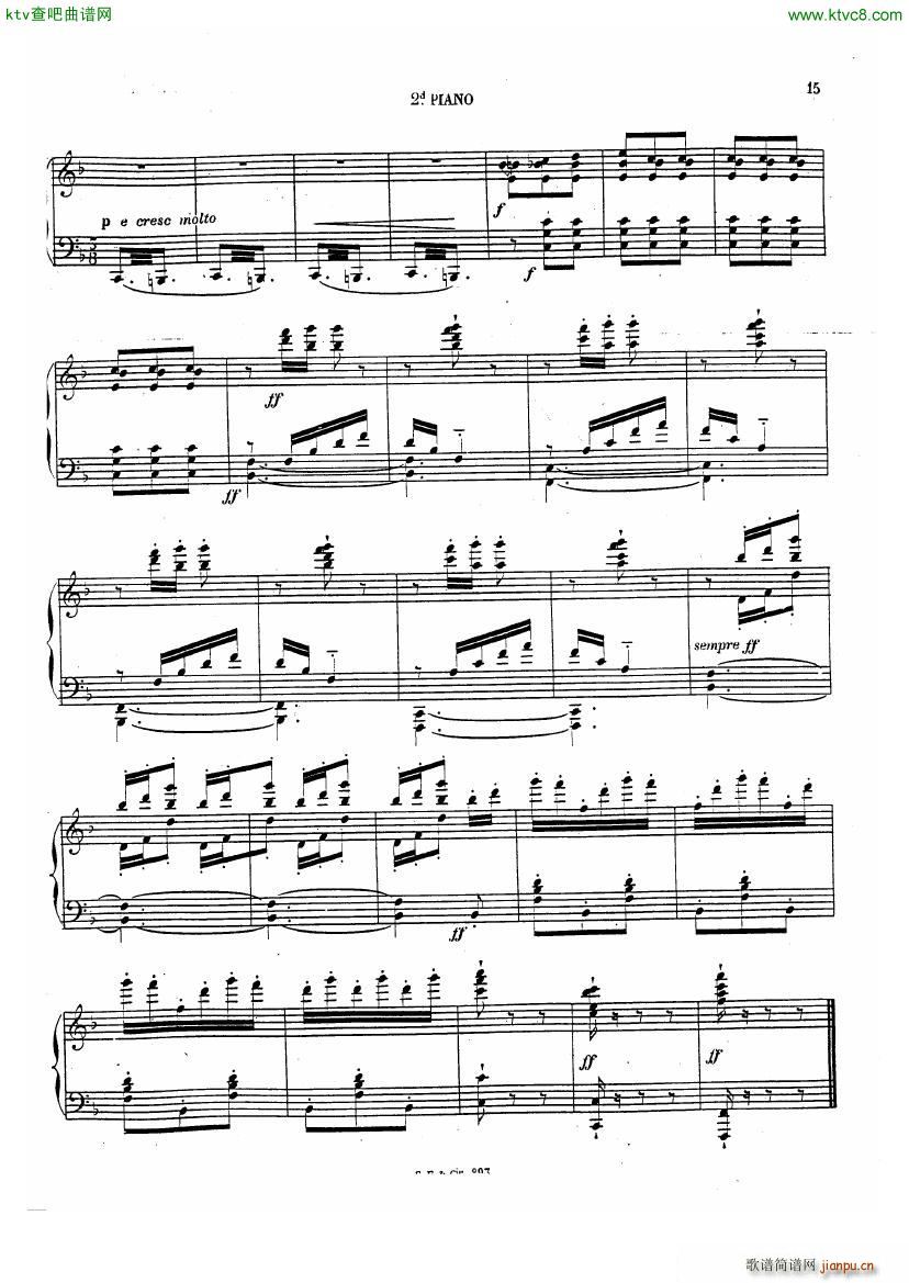 Chabrier Espana for two pianos(V)29