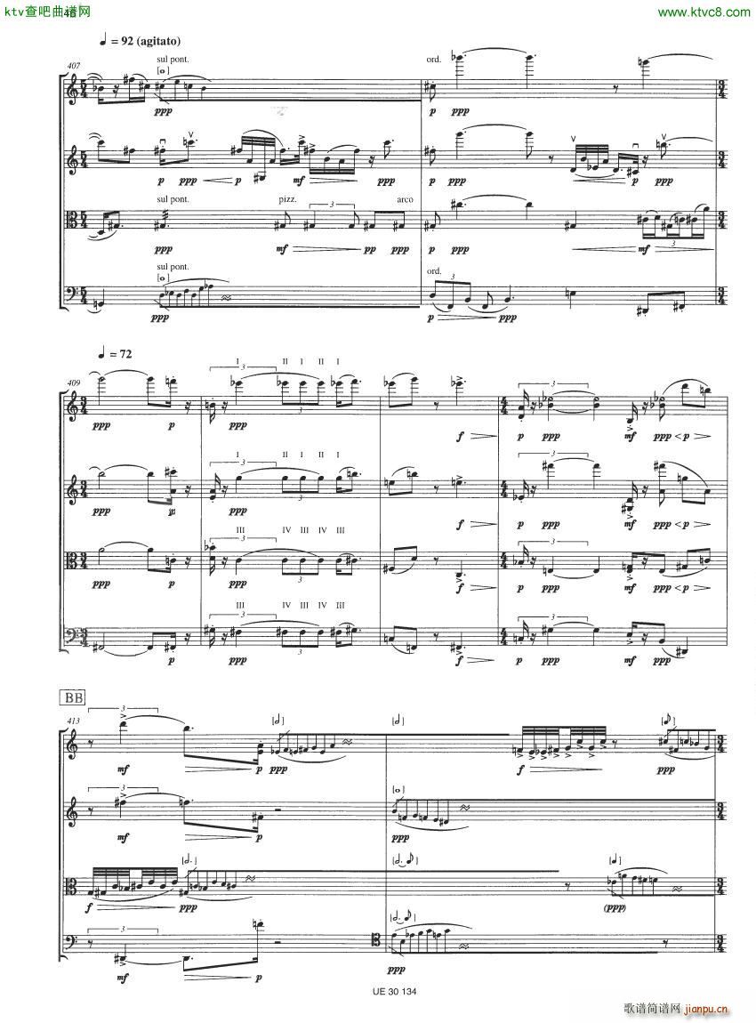 Berio Notturno String Quartet 1993 (V)5