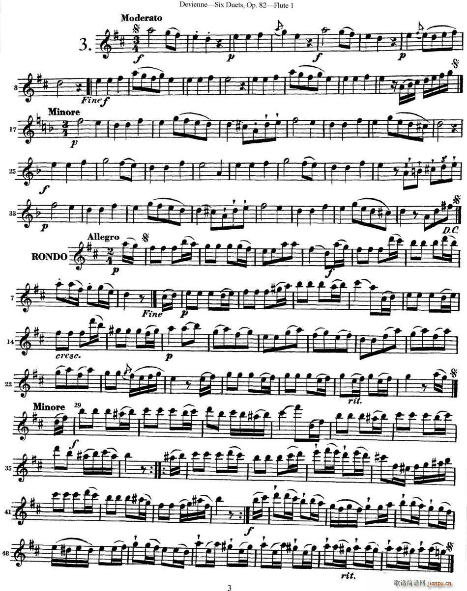 ¾S{(g)L(chng)ѶСOp 82 Flute 1 NO 3(ѺV)1