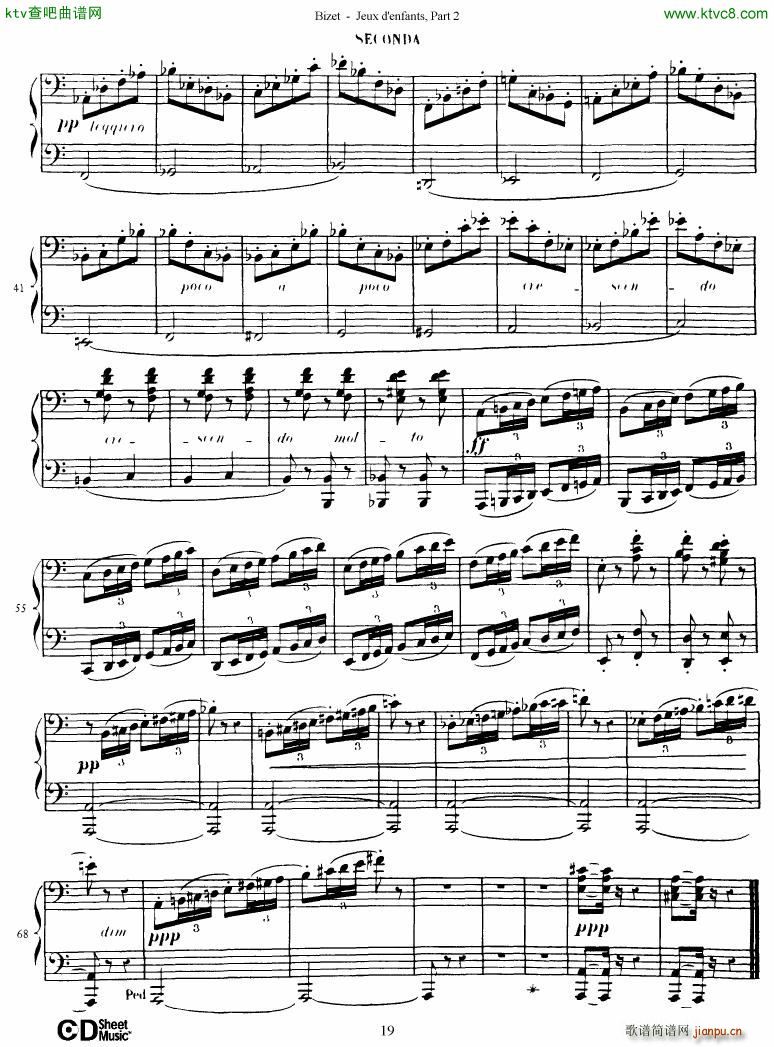Bizet Jeaux d Enfants Part II(V)20