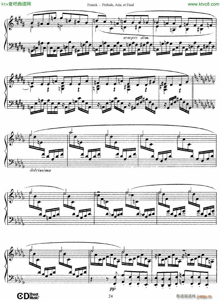 Franck Prlude Aria et Final(V)24