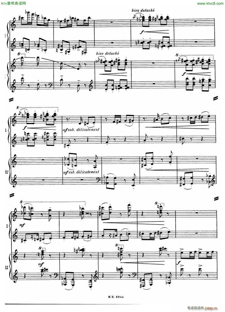 Auric Partita for two pianos(V)16