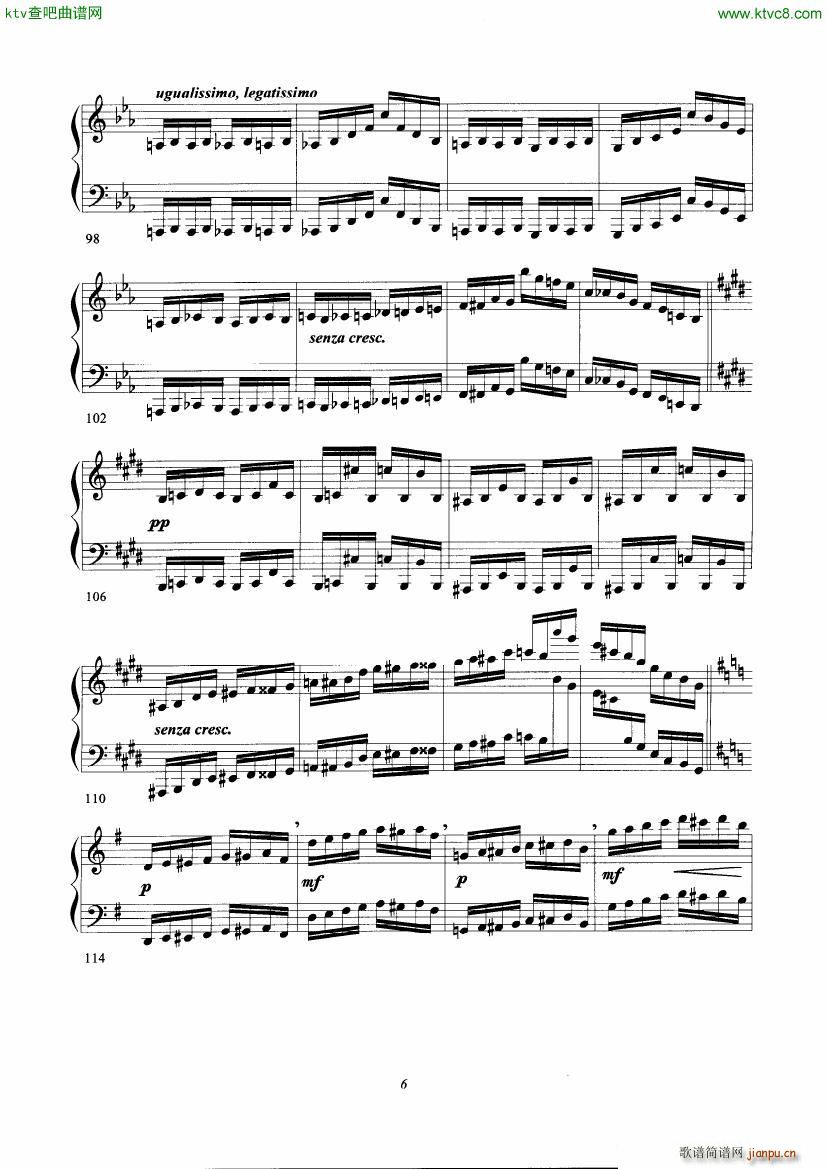 Cadenza for Liszt s Hungarian Rhapsody No 2(V)6