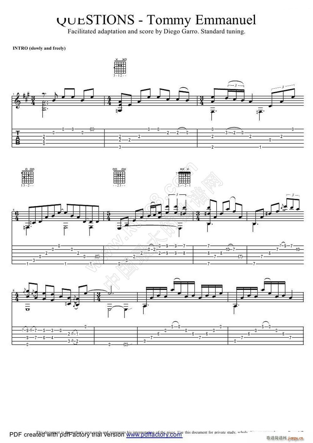 tommy emmanuel questions Tommy Emmanuel ָ(V)1