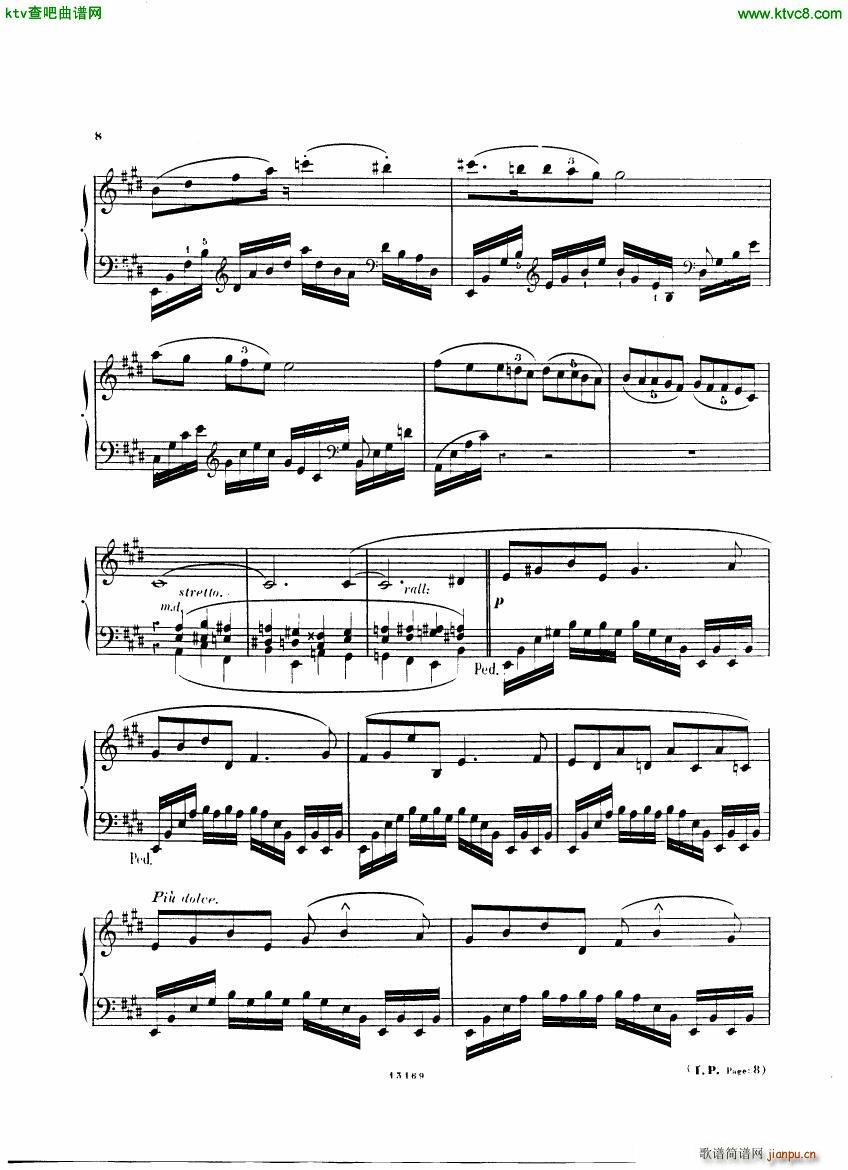 Alkan op 38 Trente Chants(V)8