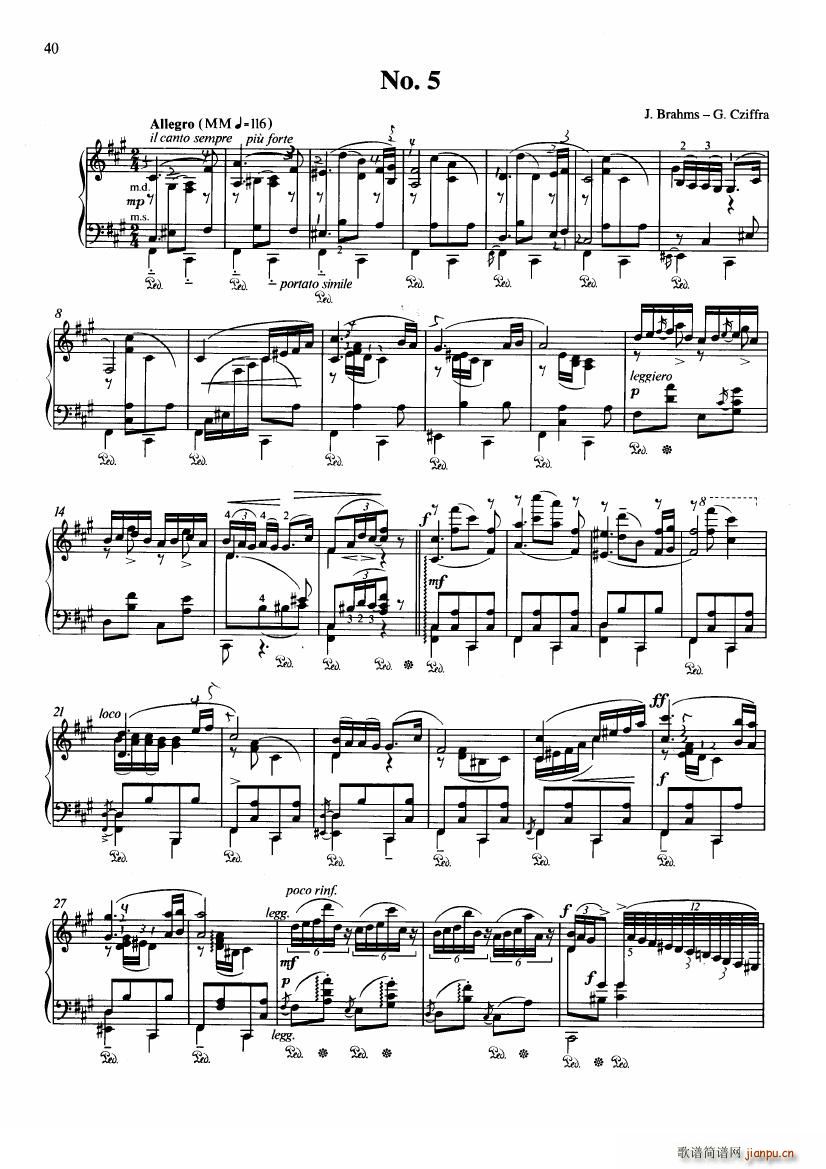 Brahms Cziffra Hungarian Dance No 5(V)1