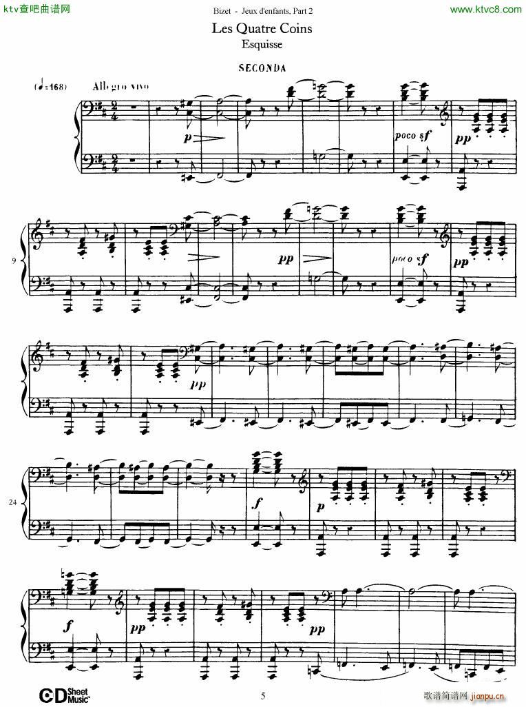 Bizet Jeaux d Enfants Part II(V)6
