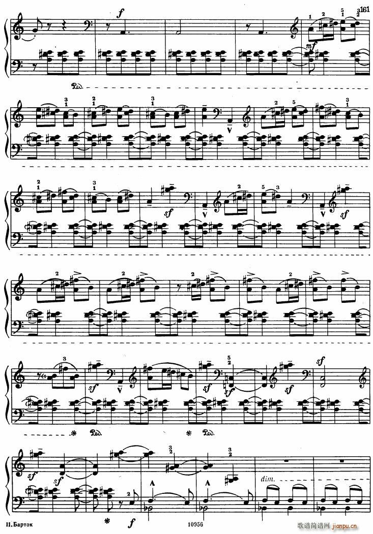 Bartok SZ 107 Mikrokosmos for Piano 140 153(V)22