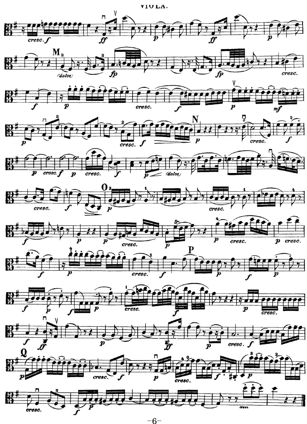 Mozart Quartet No 20 in D Major K 499 Viola(ʮּ)6