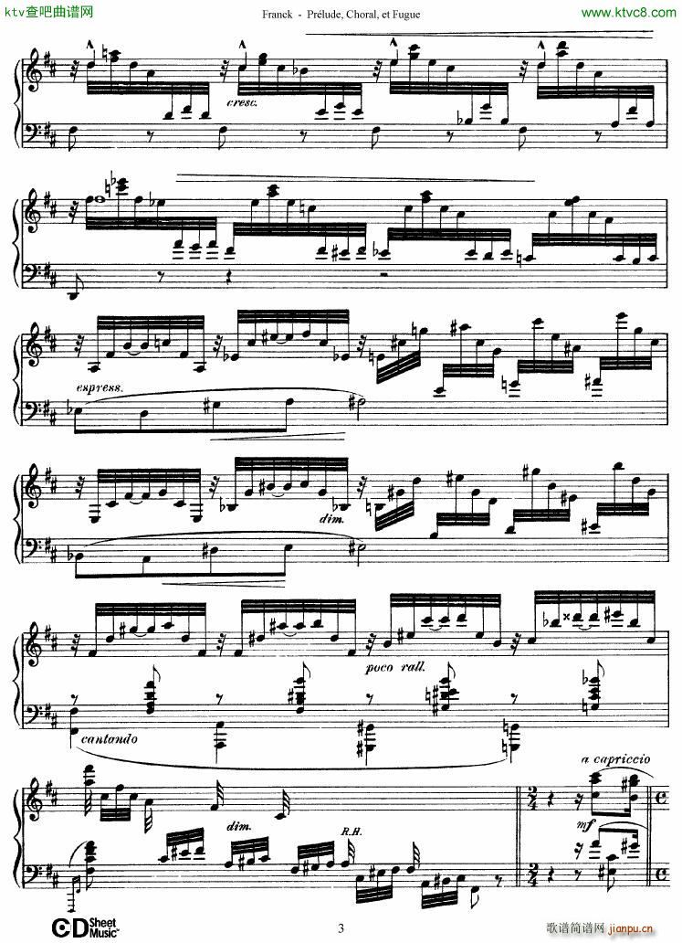 Franck Prlude Choral et Fugue(V)3