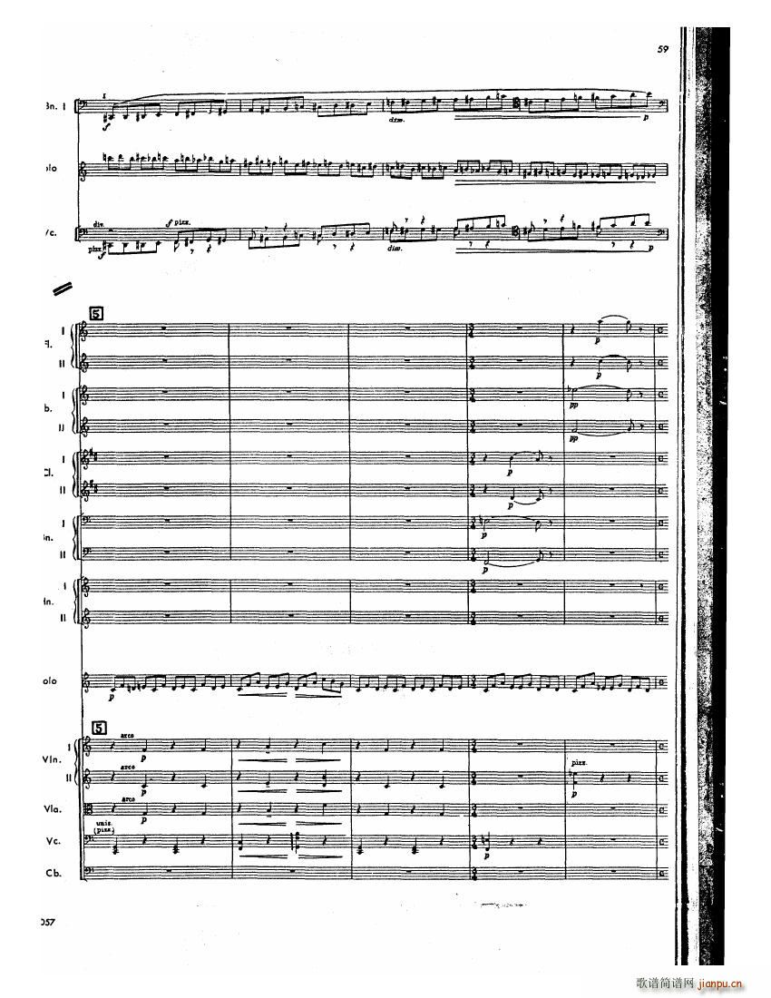 Barber op 14 Violin Concerto Score (V)18