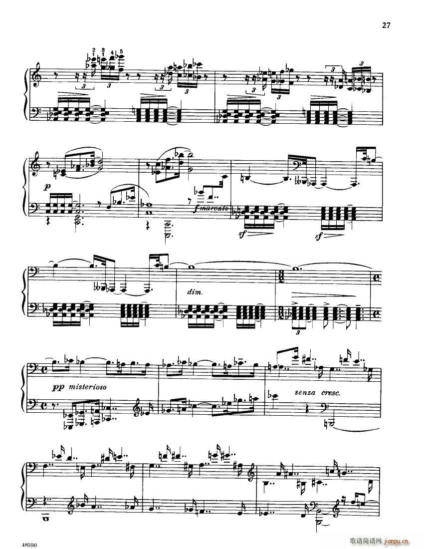 Barber op 26 Piano Sonata(V)5
